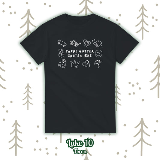 10 - Tøffe gutter gråter (sort)