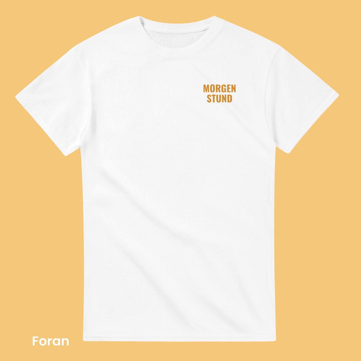 Morgenstund - Bare kaffe vibber (retro gul)