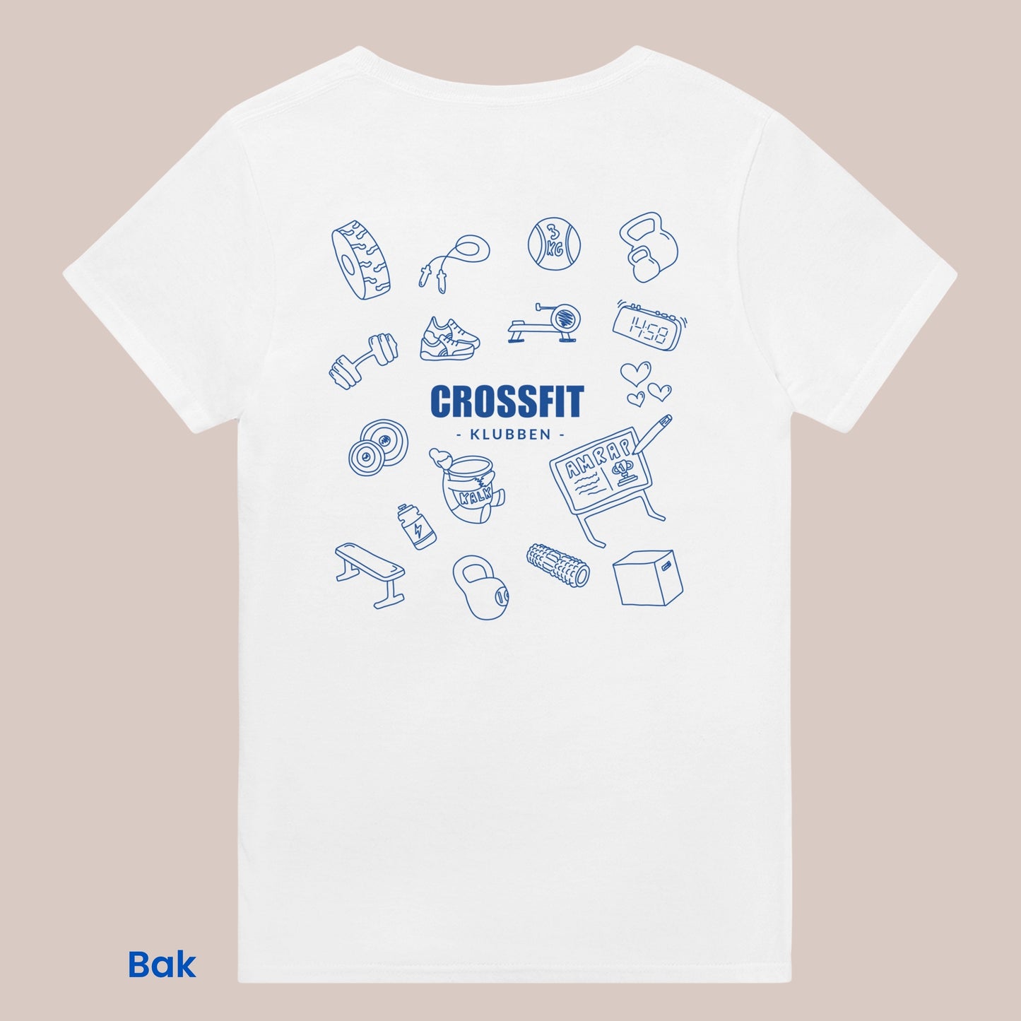 Crossfit klubben - Grips & kalk (blå)