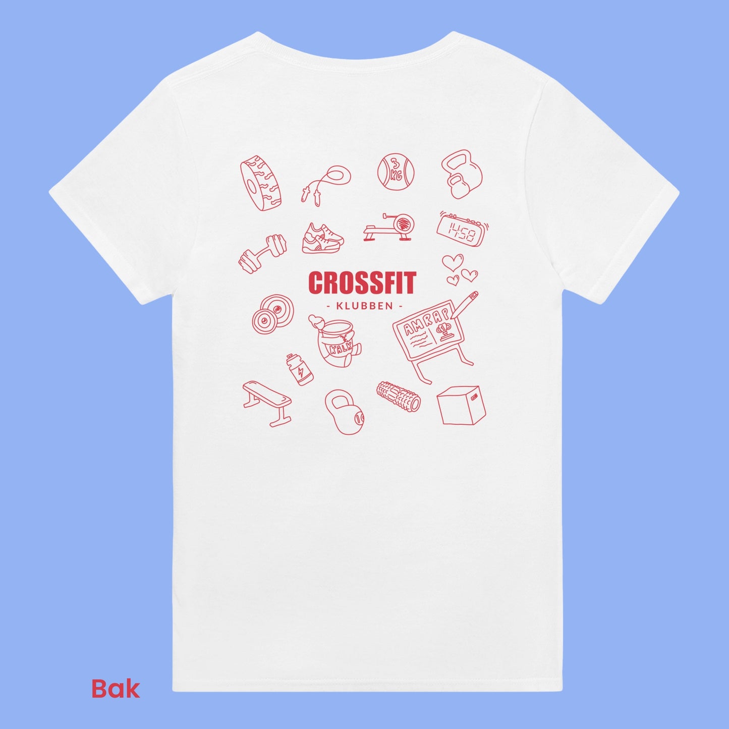 Crossfit klubben - Grips & kalk (rød)