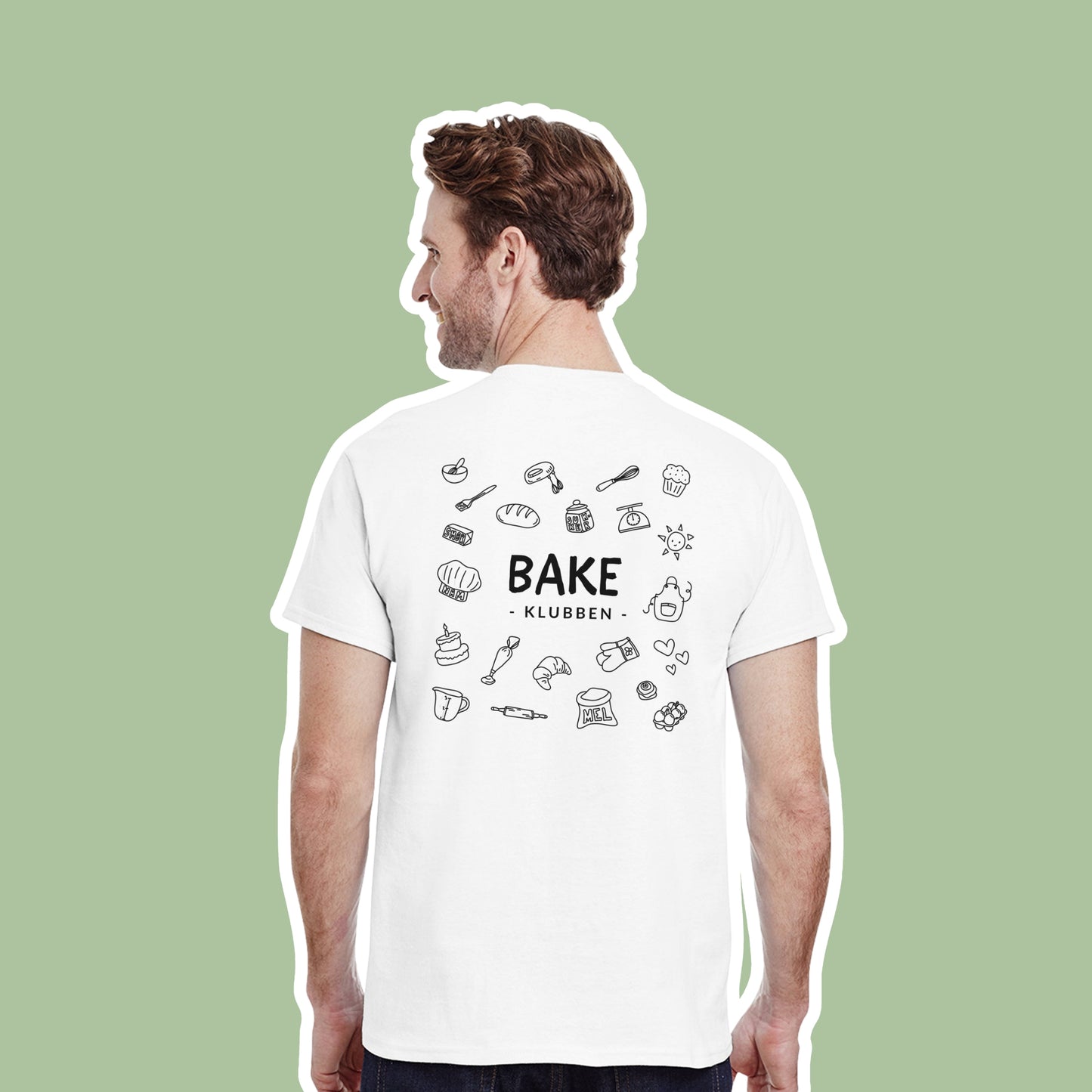 Bakeklubben - Mel & sukker (svart)