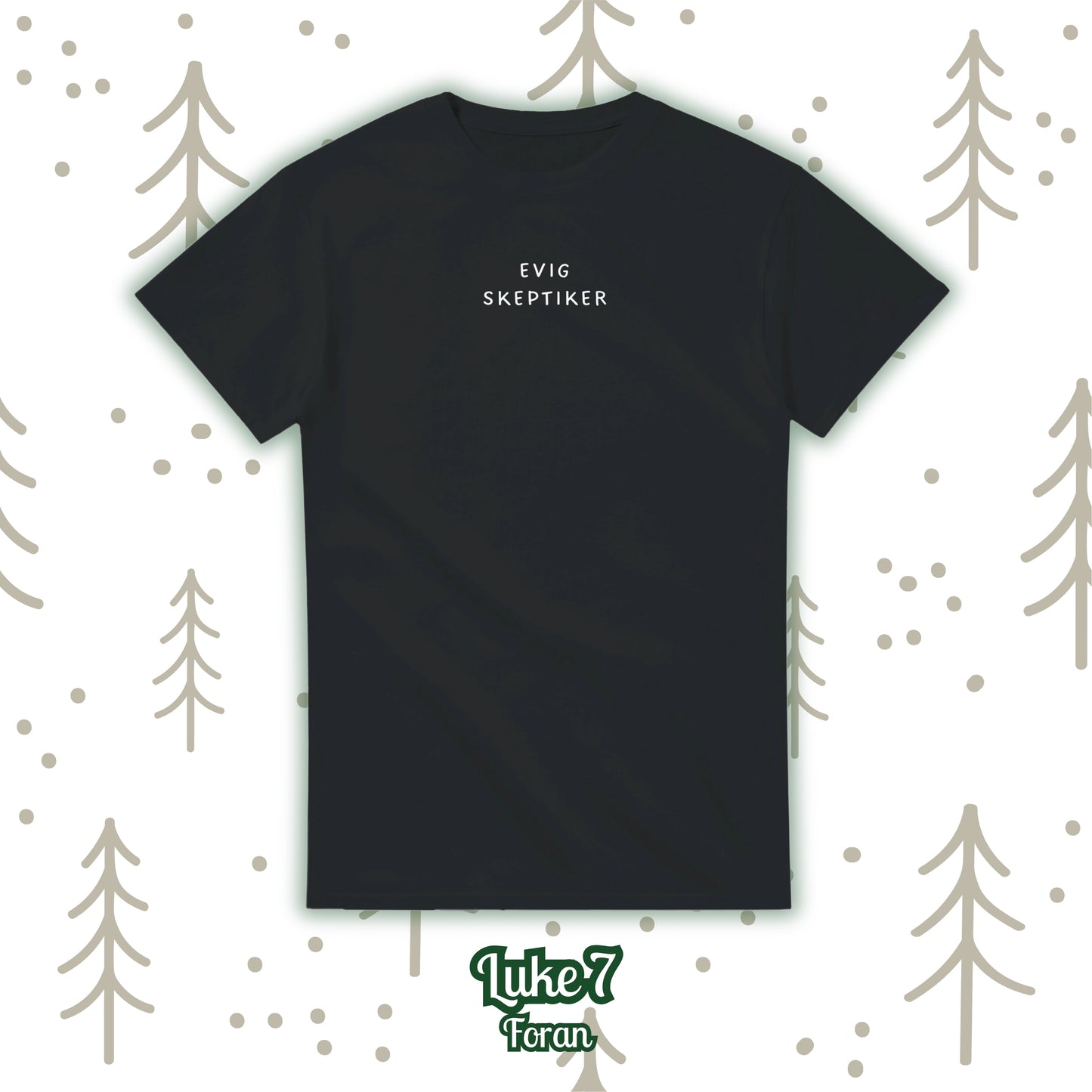 7 - Evig skeptiker (sort)