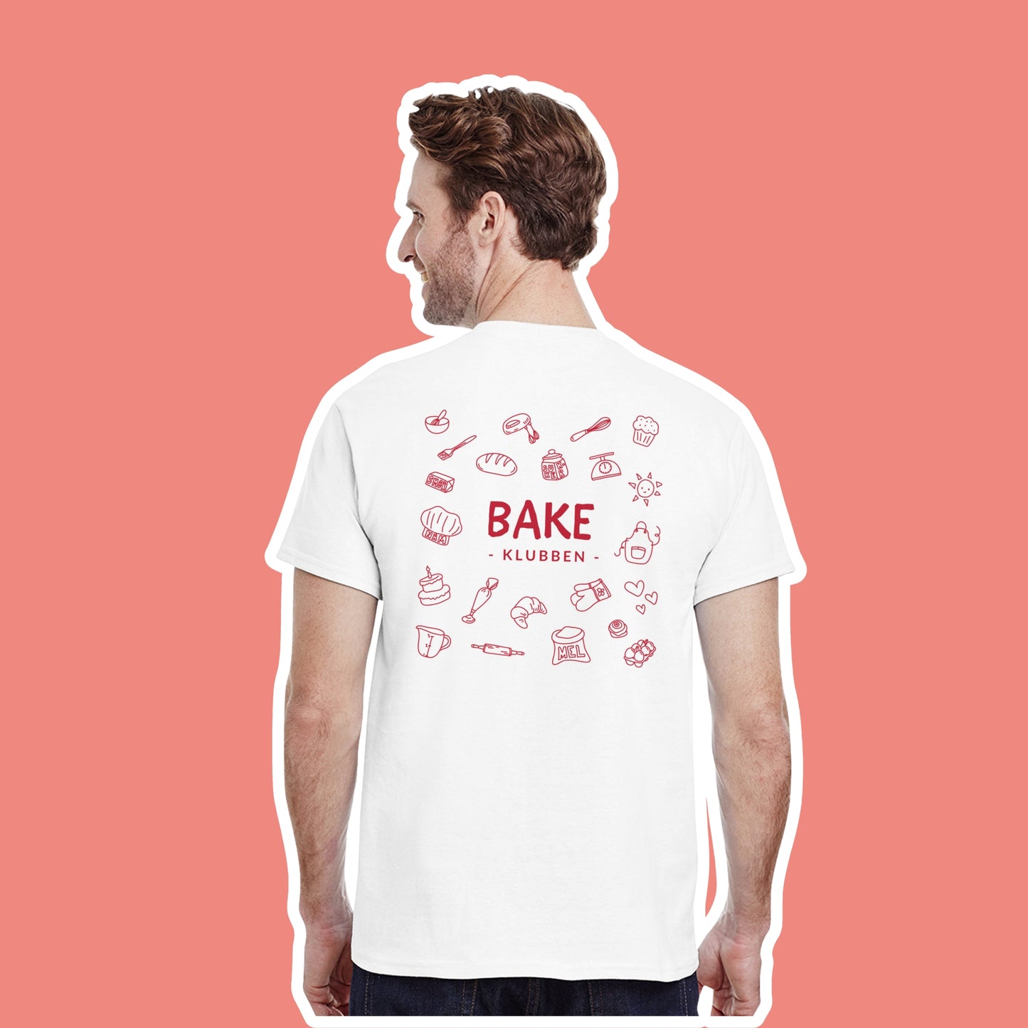 Bakeklubben - Mel & sukker (rød)